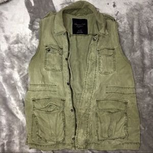 AE Army Green Vest